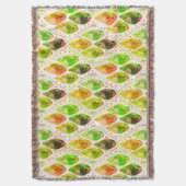 Autumn Leaf  スローブランケット (正面縦)