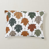 Autumn Leaf  Doodle accent Pillow アクセントクッション (裏面)