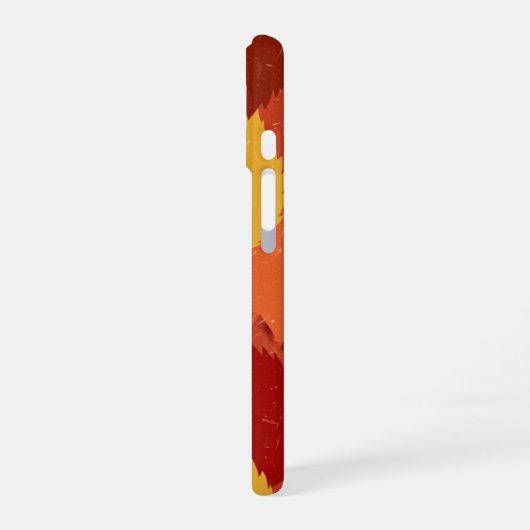 Autumn Leaf Layers iPhone 16ケース (左側面)