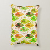 Autumn Leaf Lumbar Pillow アクセントクッション (裏面(縦))