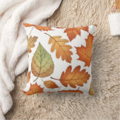Autumn Leaf Seamless Pattern クッション (ブランケット)