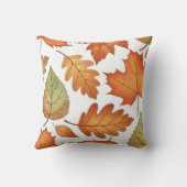 Autumn Leaf Seamless Pattern クッション (裏面)