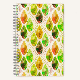 Autumn Leaf Spiral Notebook ノートブック
