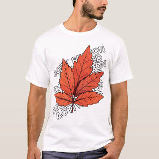 Autumn Leaf T-Shirt – Fall Aesthetic Unisex Tee Tシャツ
