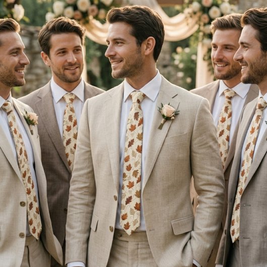 Autumn Leaf Wedding ネクタイ