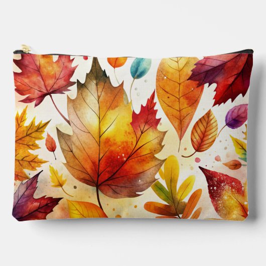 Autumn Leaves アクセサリーポーチ (正面)