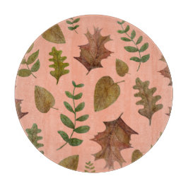 Autumn leaves カッティングボード