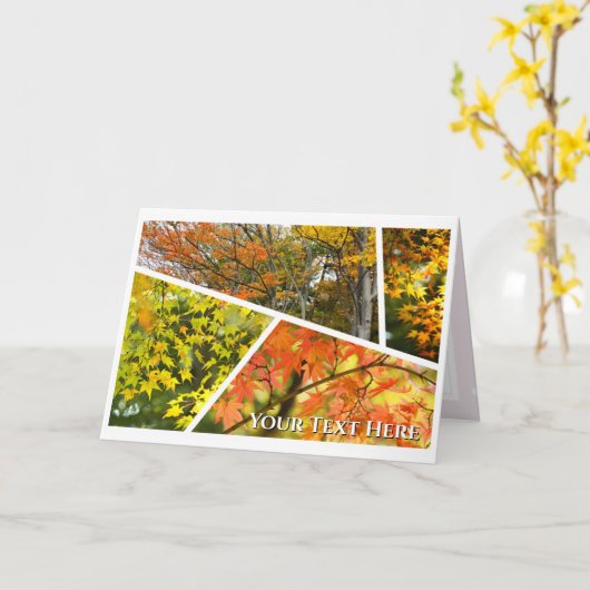 Autumn Leaves カード (黄色い花)