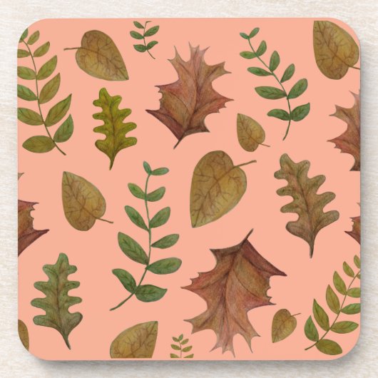 Autumn leaves コースター (正面)