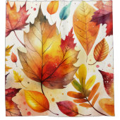 Autumn Leaves シャワーカーテン (正面)