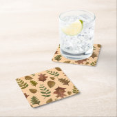 Autumn leaves スクエアペーパーコースター (インサイチュ)