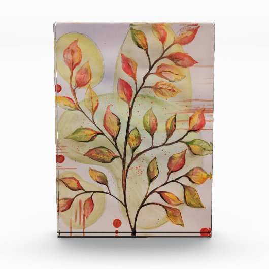 Autumn leaves フォトブロック (正面)