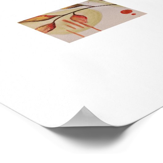 Autumn leaves ポスター (角)