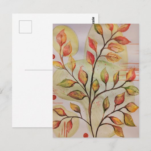Autumn leaves ポストカード (正面/裏面)
