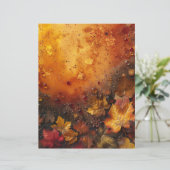 Autumn Leaves and Beads Scrapbook Paper (スタンド正面)