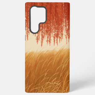 Autumn Leaves and Golden Field Phone Case Samsung Galaxy S22 Ultraケース