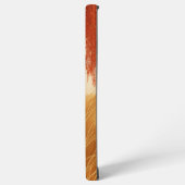 Autumn Leaves and Golden Field Phone Case Samsung Galaxyケース (左側面)