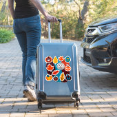 Autumn Leaves and Pumpkins Sticker Set シール (スーツケースインサイチュ)