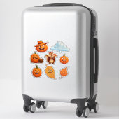 Autumn Leaves and Pumpkins Sticker Set シール (スーツケース)