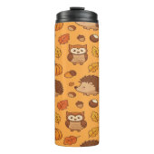 Autumn Leaves and Woodland Animals  タンブラー (正面)