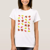 Autumn Leaves Colourfull Tシャツ (正面)