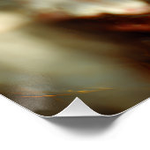 Autumn Leaves Crown Freckled Portrait ポスター (コーナー)