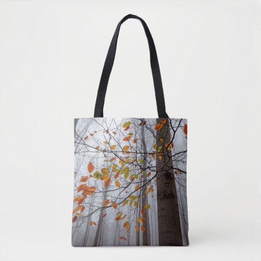 Autumn leaves fallen forest leaf トートバッグ (正面)
