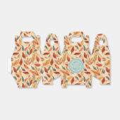 Autumn Leaves Favor Gift Box フェイバーボックス (折り畳みなし)