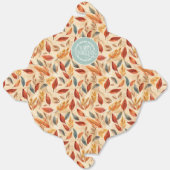 Autumn Leaves Favor Gift Box フェイバーボックス (見開き)