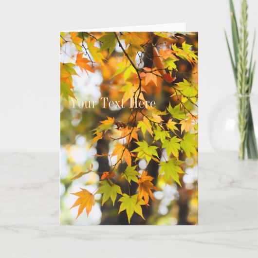 Autumn Leaves [Greeting Card] カード (正面)