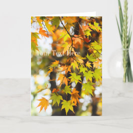 Autumn Leaves [Greeting Card] カード