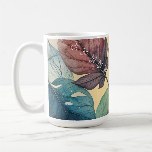 Autumn leaves mug コーヒーマグカップ (左)