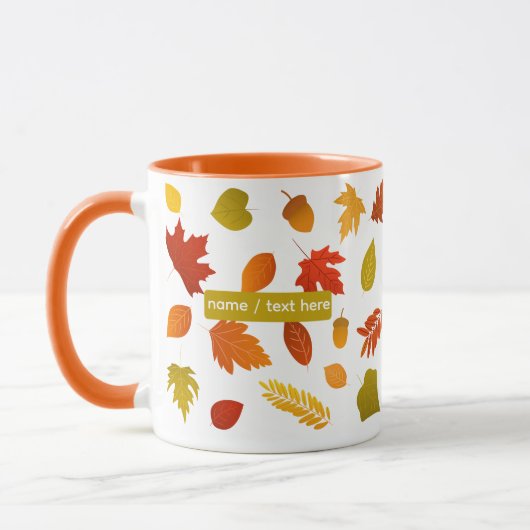 Autumn Leaves Mug – Cozy Season マグカップ (左)