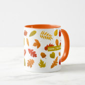 Autumn Leaves Mug – Cozy Season マグカップ (正面右)