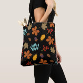 Autumn Leaves Pattern トートバッグ (クローズアップ)
