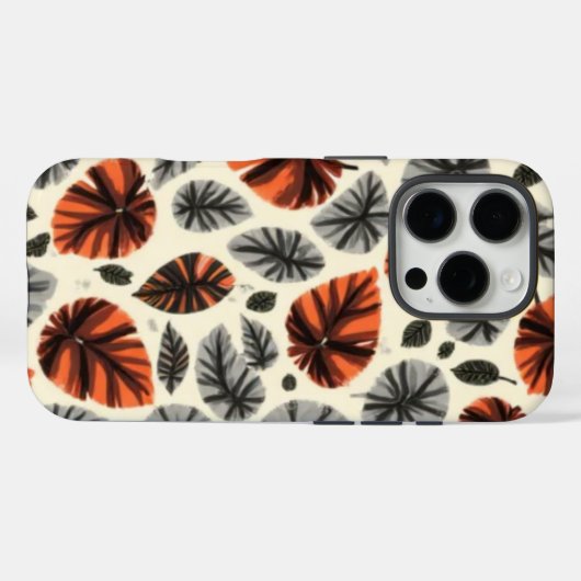 Autumn Leaves Pattern Case-Mate iPhoneケース (裏面 (横))