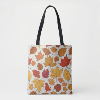 Autumn Leaves Pattern Tote Bag トートバッグ