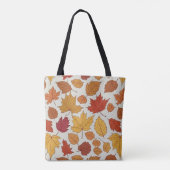 Autumn Leaves Pattern Tote Bag トートバッグ (裏面)