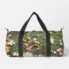 Autumn Leaves Print Cut Sew Bag ダッフルバッグ