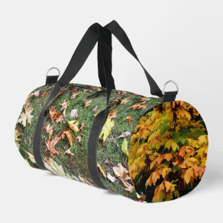 Autumn Leaves Print Cut Sew Bag ダッフルバッグ