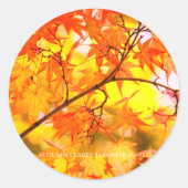 Autumn Leaves [Round Seal] ラウンドシール (正面)