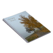 Autumn Leaves Spiral Photo Notebook ノートブック (右側)