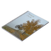 Autumn Leaves Spiral Photo Notebook ノートブック (左側)