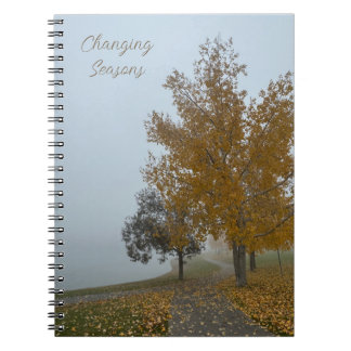 Autumn Leaves Spiral Photo Notebook ノートブック