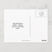 Autumn Leaves Stone Wall Personalized ポストカード (裏面)