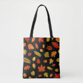 Autumn Leaves Tote Bag – Cozy Season トートバッグ (正面)