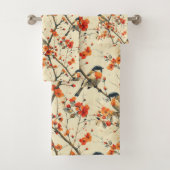 Autumn Leaves Towel Cozy Gift for Their Retreat バスタオルセット (インサイチュ)