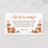 Autumn Little Pumpkin Books for Baby エンクロージャーカード (正面)