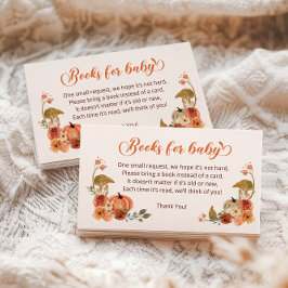 Autumn Little Pumpkin Books for Baby  エンクロージャーカード
