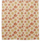 Autumn Maple Leaves シャワーカーテン (正面)